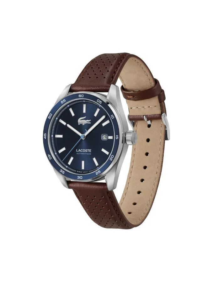 LACOSTE  Boston Analogue Automatic Watch with Leather Strap - 2011377 for Men | Best Price UAE